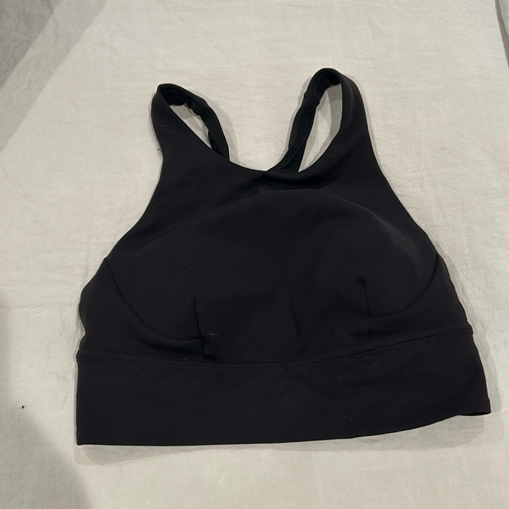 Like new black lululemon size 4 sports bra